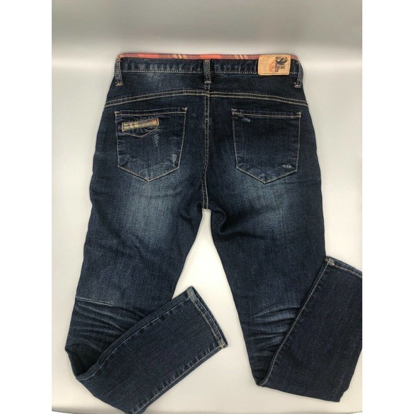 Korean Jeans Sz. 26 Small Stretch‎ Denim. Unique. - Picture 6 of 12